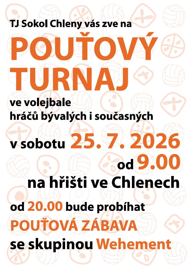 Pouťový turnaj a pouťová zábava 2026